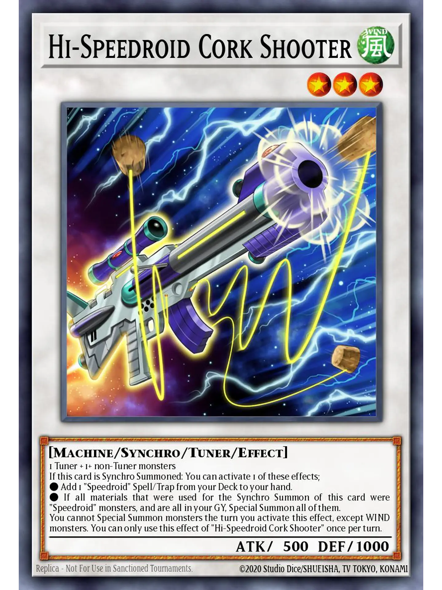 Hi-Speedroid Cork Shooter - LAVD-ENS31 - Starlight Rare 1st Edition 1