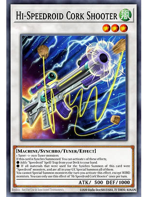 Hi-Speedroid Cork Shooter - LAVD-ENS31 - Starlight Rare 1st Edition