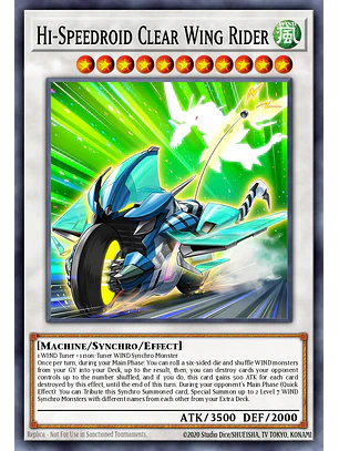 Hi-Speedroid Clear Wing Rider - LAVD-ENS33 - Starlight Rare 1st Edition