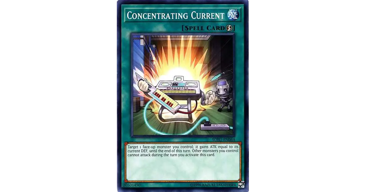 Yu-Gi-Oh! Concentrating Current - SOFU-EN064 Common - Soul Fusion Unlimited Edition Single Card - View #5