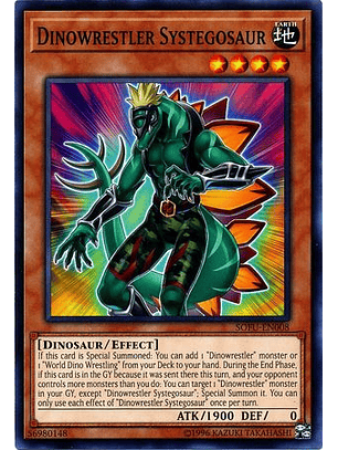 Dinowrestler Systegosaur - SOFU-EN008 - Common Unlimited