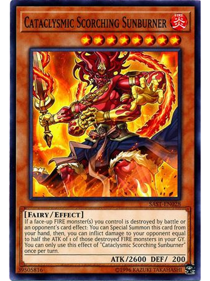 Cataclysmic Scorching Sunburner - SAST-EN028 - Common Unlimited 1