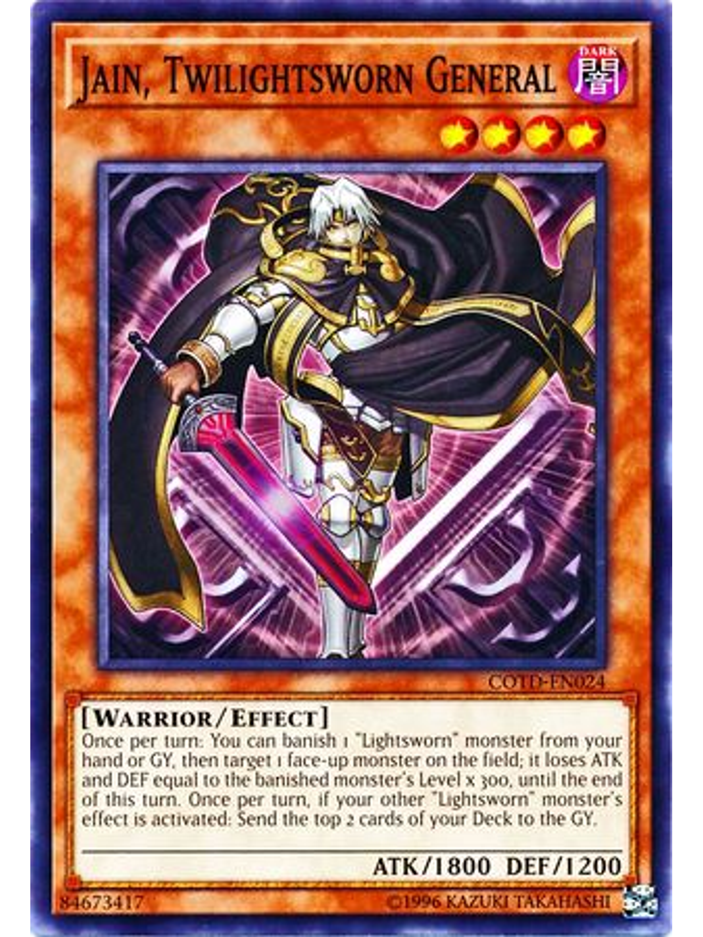 Jain, Twilightsworn General - COTD-EN024 - Common Unlimited 1