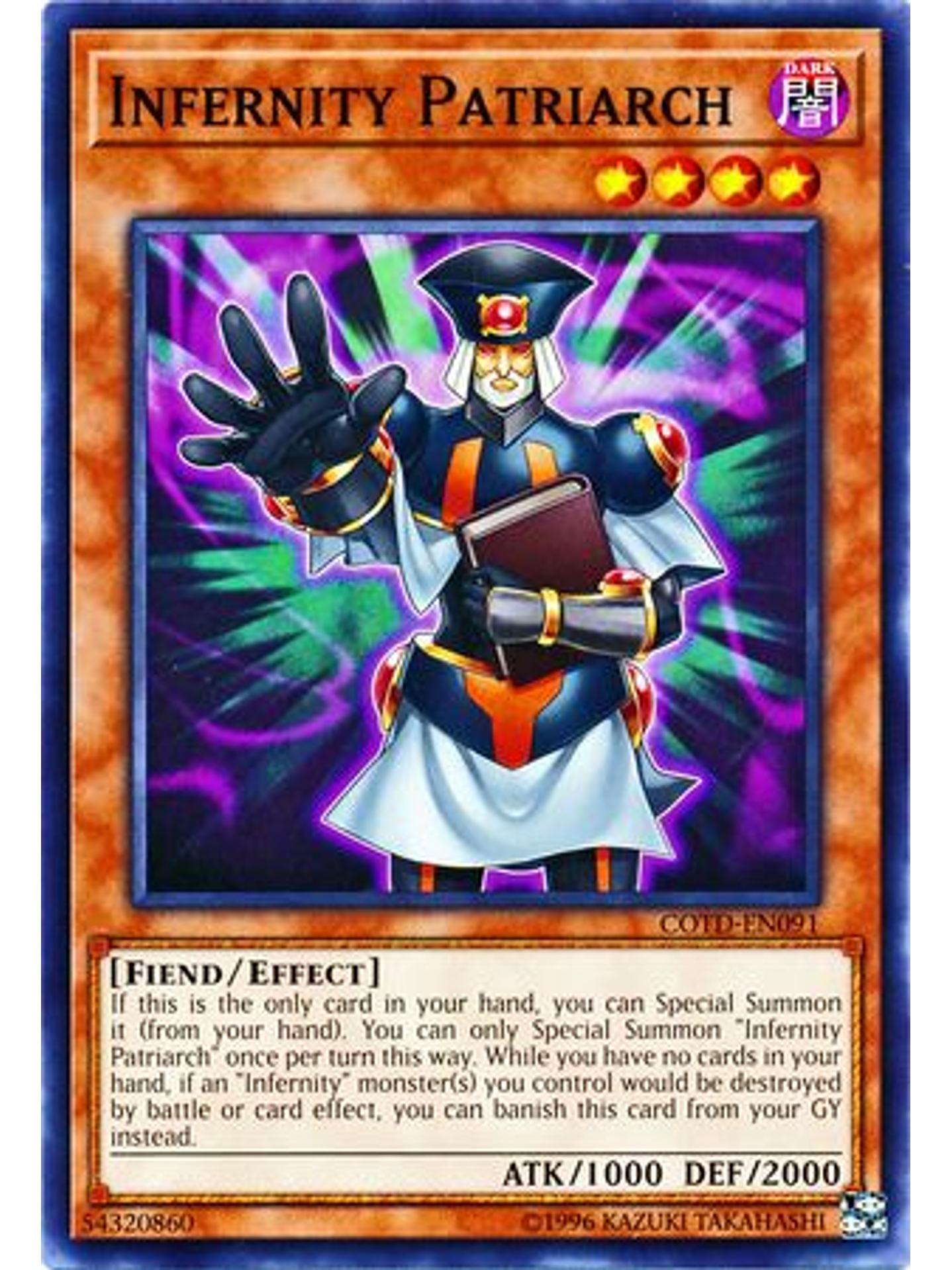 Infernity Patriarch - COTD-EN091 - Common Unlimited 1