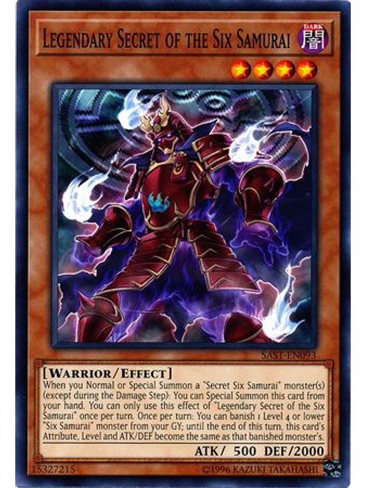 Legendary Secret of the Six Samurai - SAST-EN093 - Common Unlimited 1