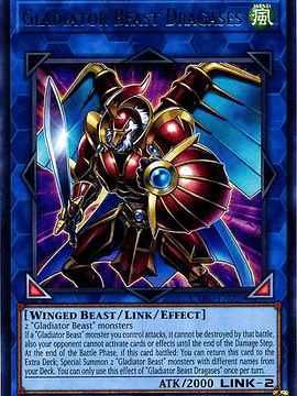 Gladiator Beast Dragases - CYHO-EN099 - Rare 1st Edition