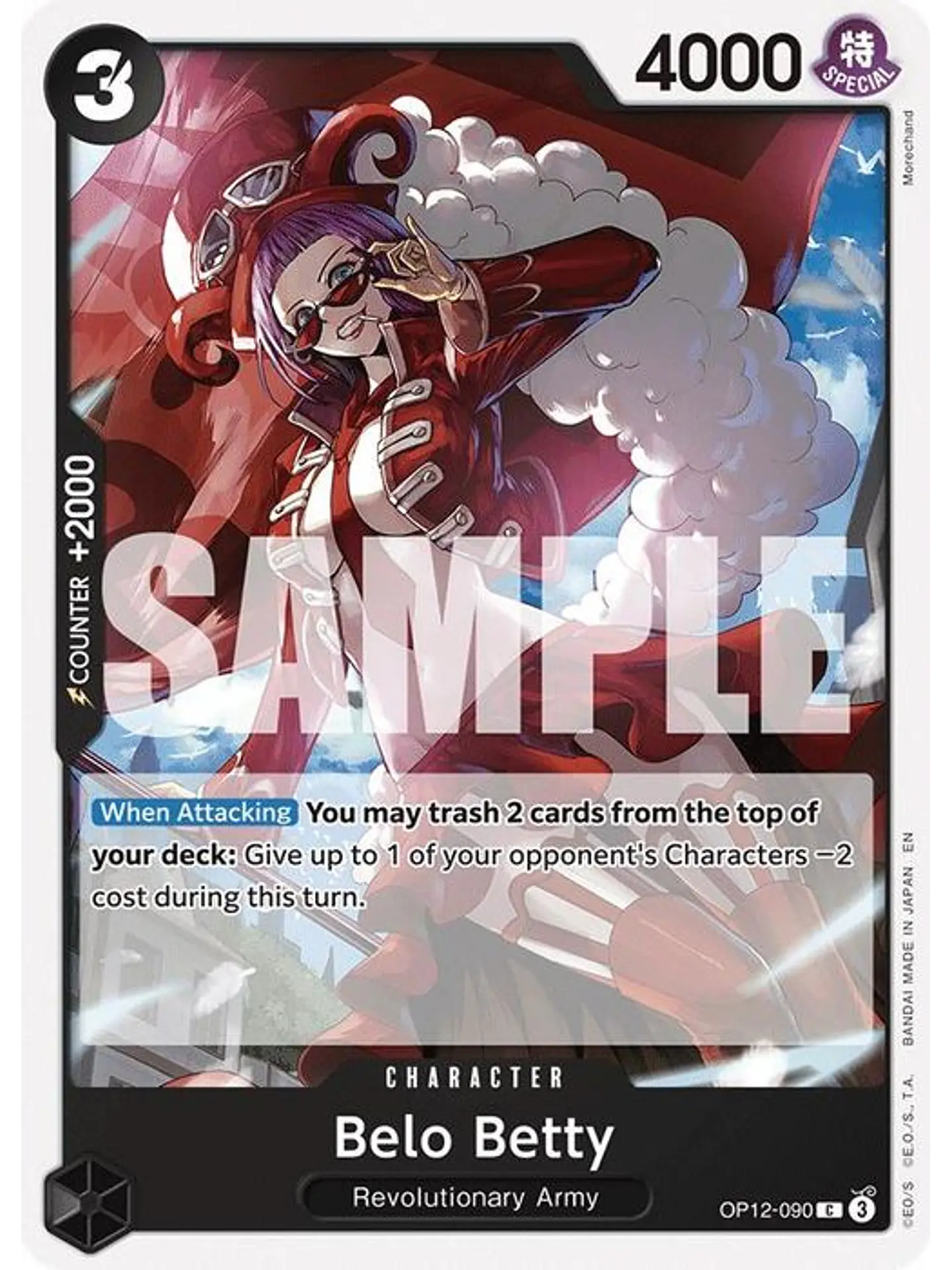 OP12-090 C Belo Betty (ST35 NO FOIL) 1