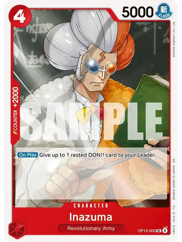 OP13-005 U Inazuma (ST35 NO FOIL) 1