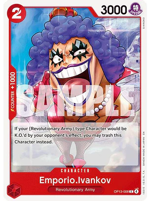 OP13-008 C Emporio.Ivankov (ST35 NO FOIL)