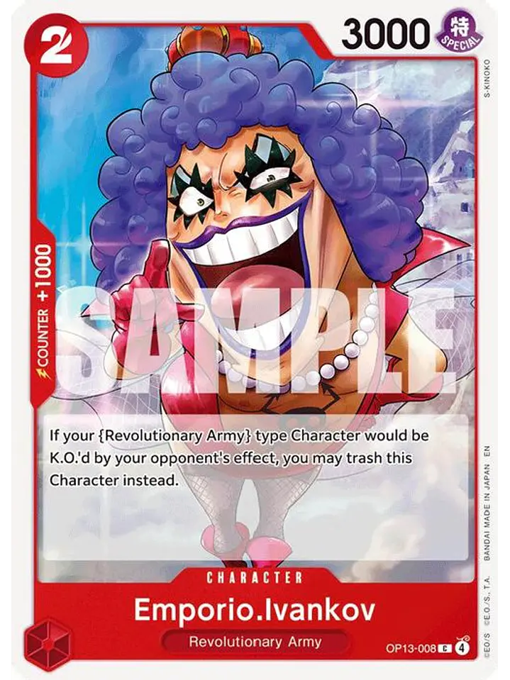 OP13-008 C Emporio.Ivankov (ST35 NO FOIL) 1