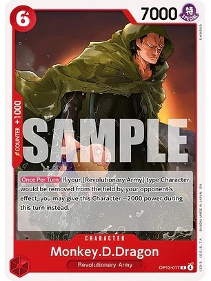 OP13-017 R Monkey.D.Dragon (ST35 NO FOIL)