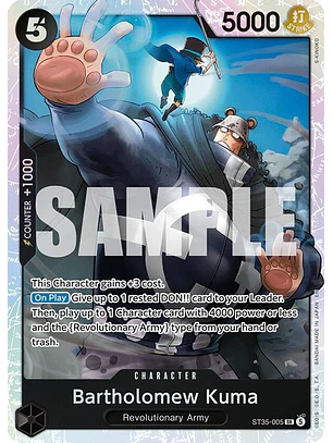 ST35-005 SR Bartholomew Kuma