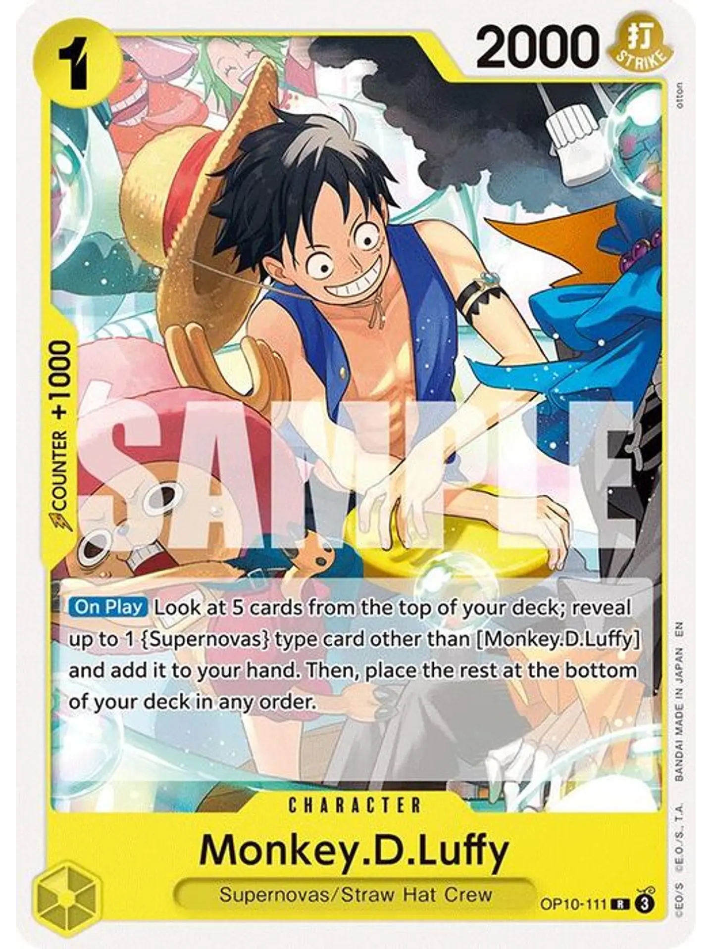 OP10-111 R Monkey.D.Luffy (ST36 NO FOIL) 1