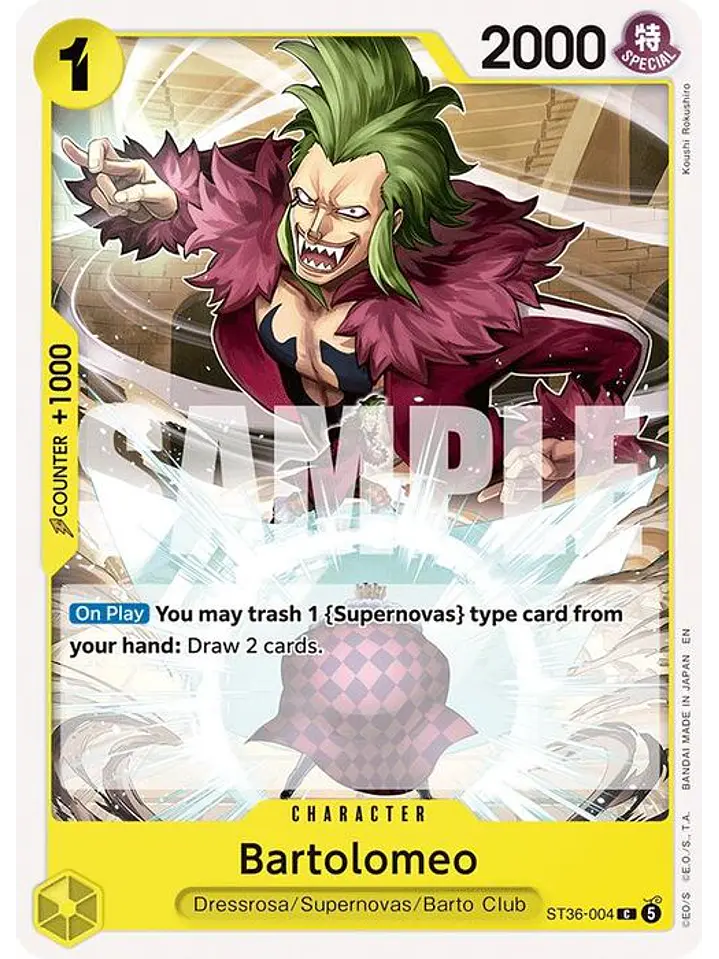 ST36-004 C Bartolomeo (ST36 NO FOIL) 1