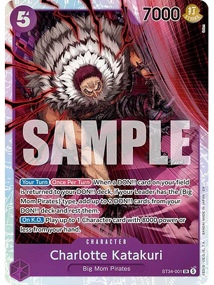 ST34-001 SR Charlotte Katakuri