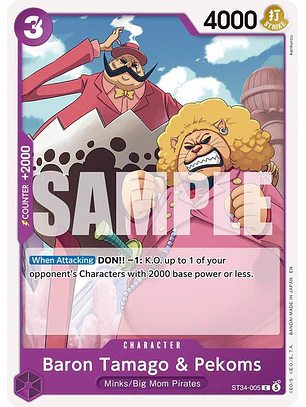 ST34-005 C Baron Tamago & Pekoms