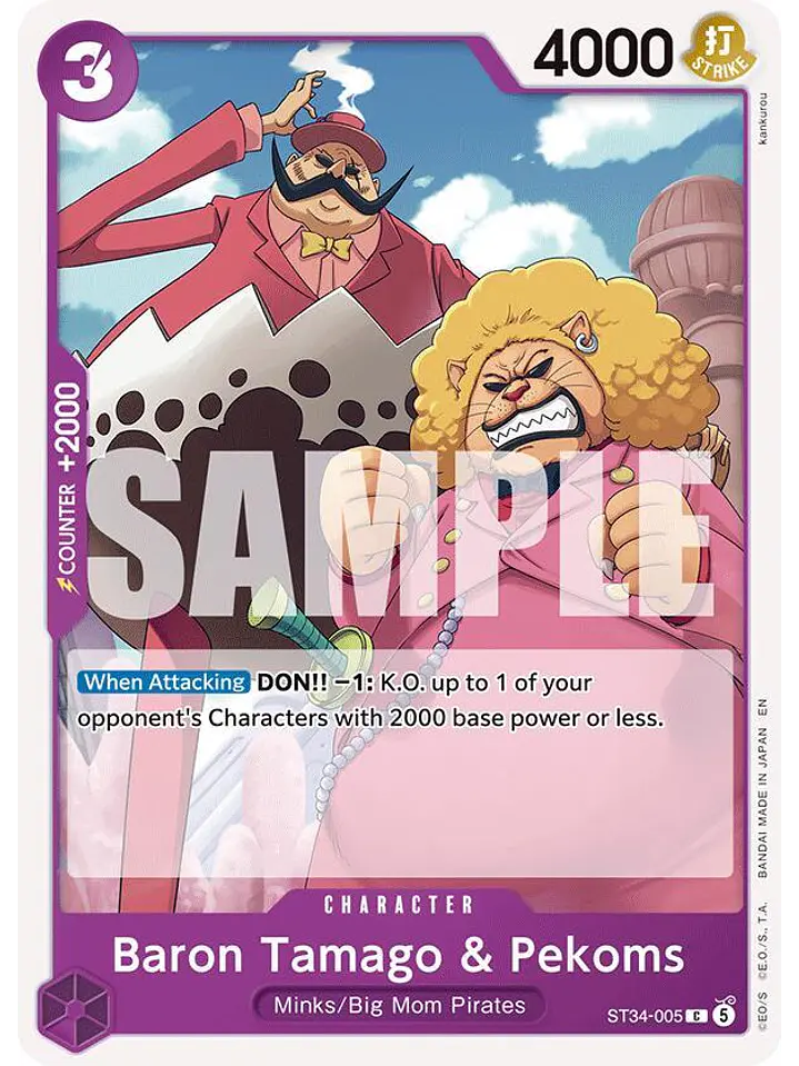 ST34-005 C Baron Tamago & Pekoms 1