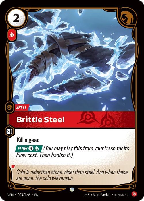003/166 C Brittle Steel