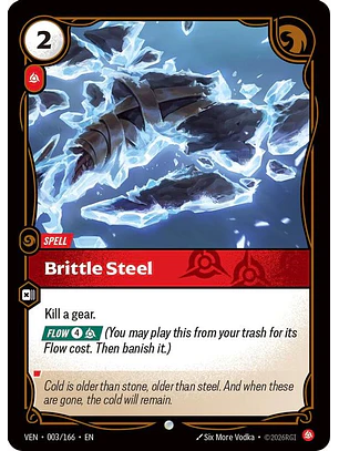 003/166 C Brittle Steel