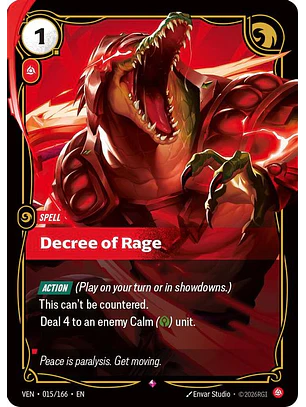 015/166 R Decree of Rage