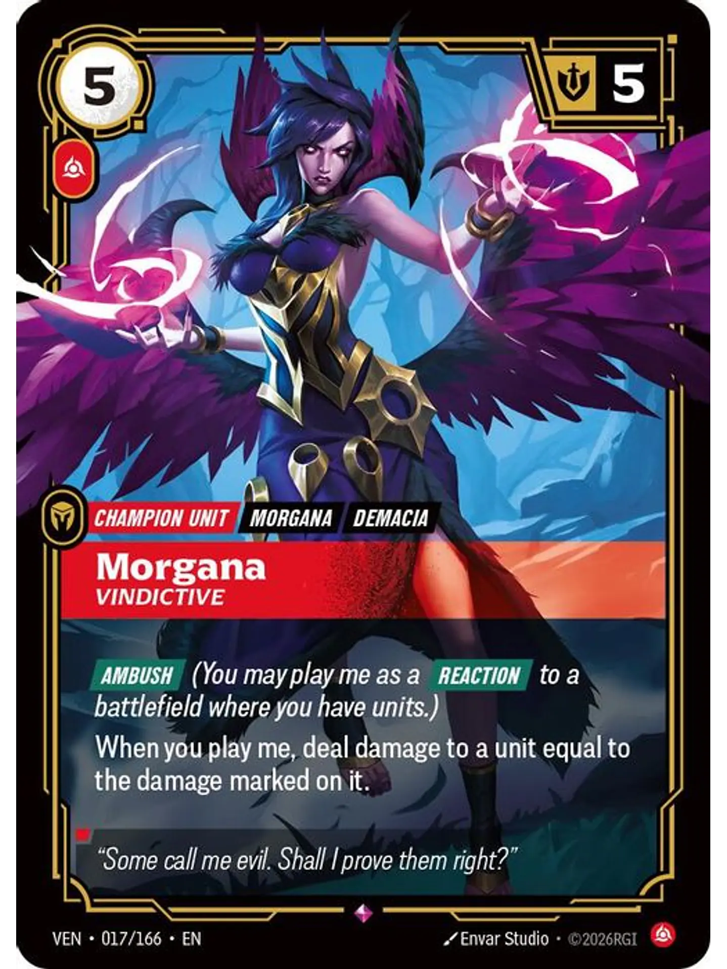 017/166 R Morgana, Vindictive 1