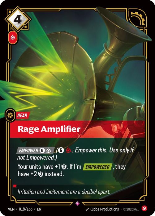 018/166 R Rage Amplifier