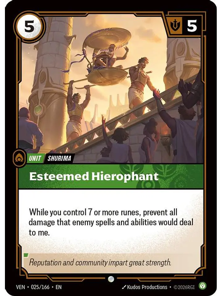 025/166 C Esteemed Hierophant 1
