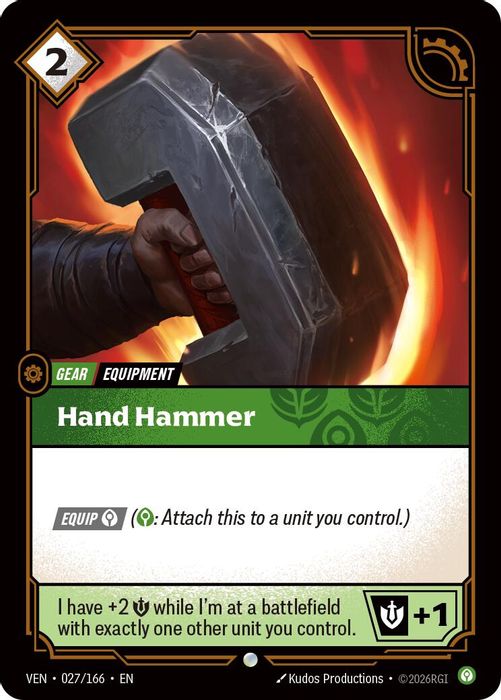 027/166 C Hand Hammer