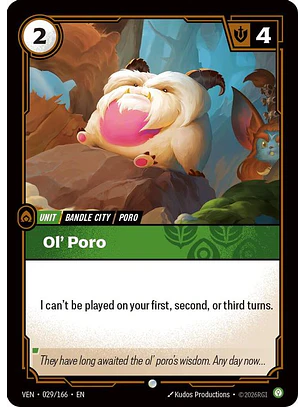 029/166 C Ol' Poro