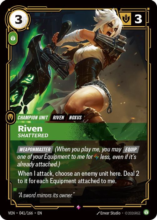 041/166 R Riven, Shattered