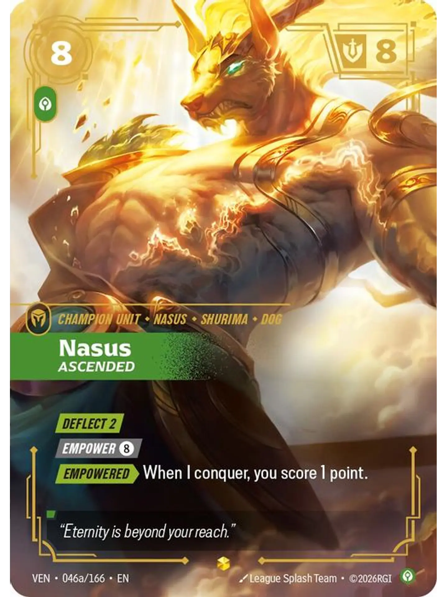 046a/166 (Alternate Art) Nasus, Ascended 1