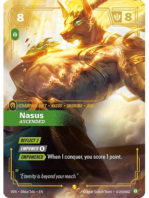 046a/166 (Alternate Art) Nasus, Ascended