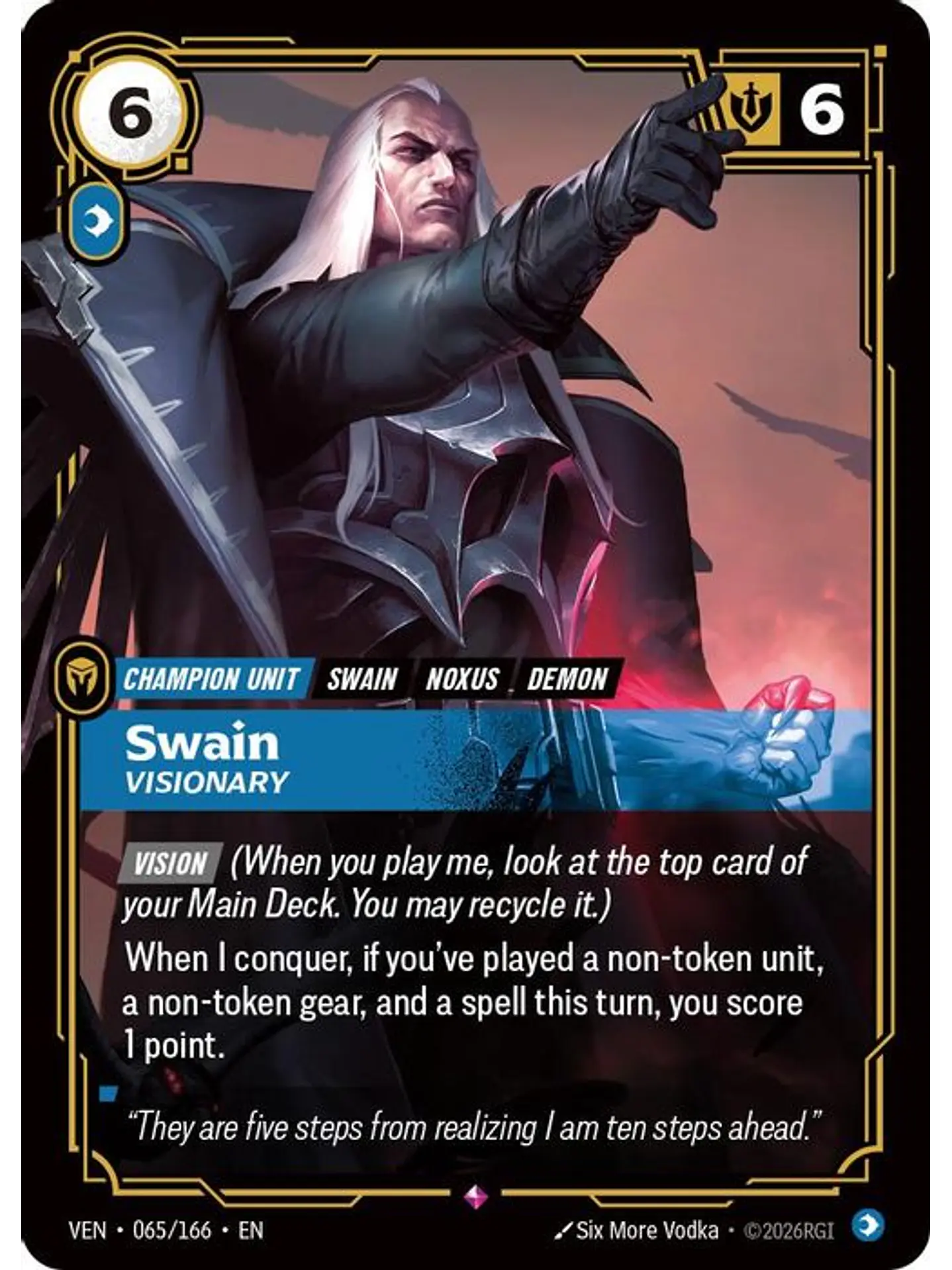 065/166 R Swain, Visionary 1