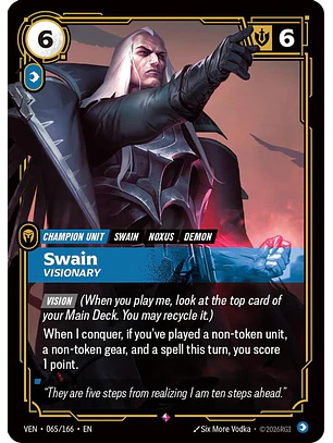065/166 R Swain, Visionary