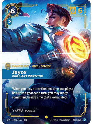 068a/166 (Alternate Art) Jayce, Brilliant Inventor