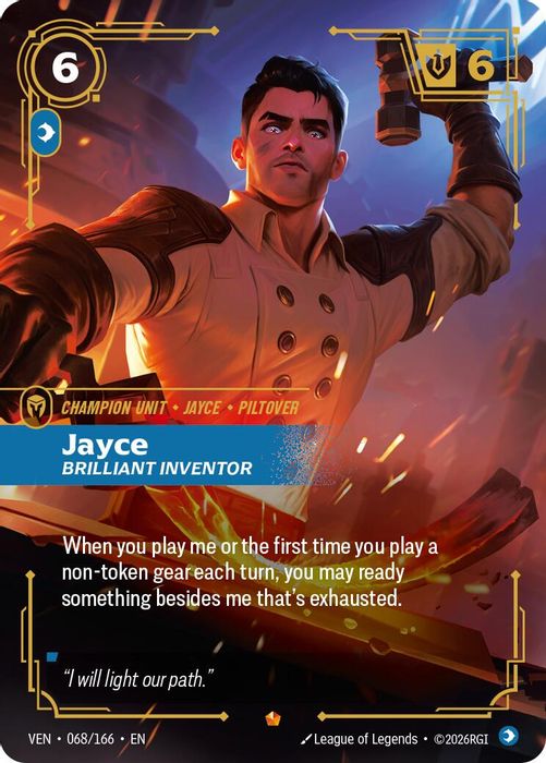 068/166 Epic Jayce, Brilliant Inventor