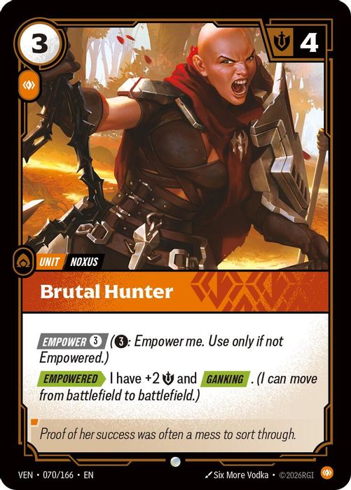 070/166 C Brutal Hunter