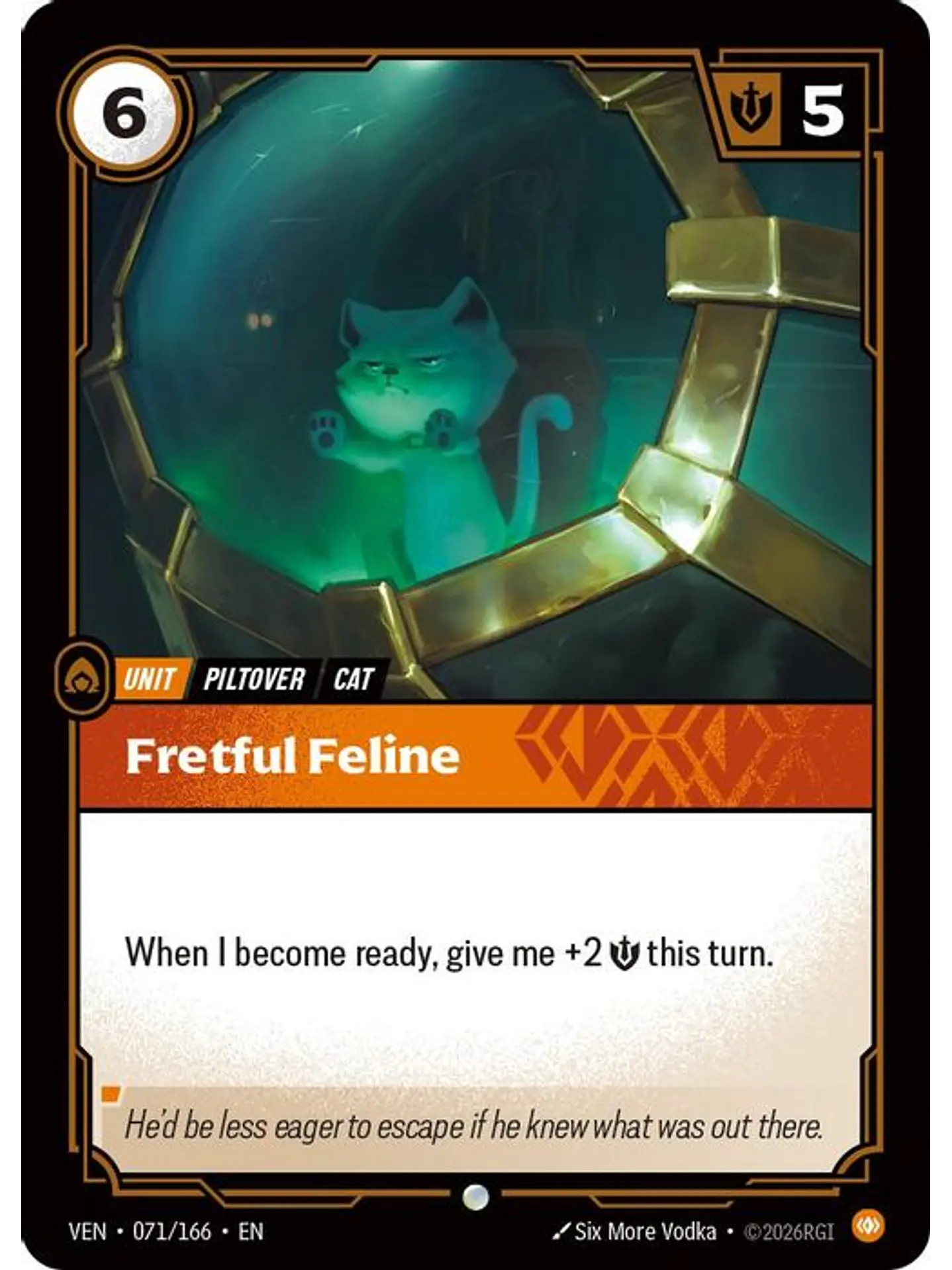 071/166 C Fretful Feline 1