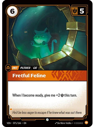 071/166 C Fretful Feline