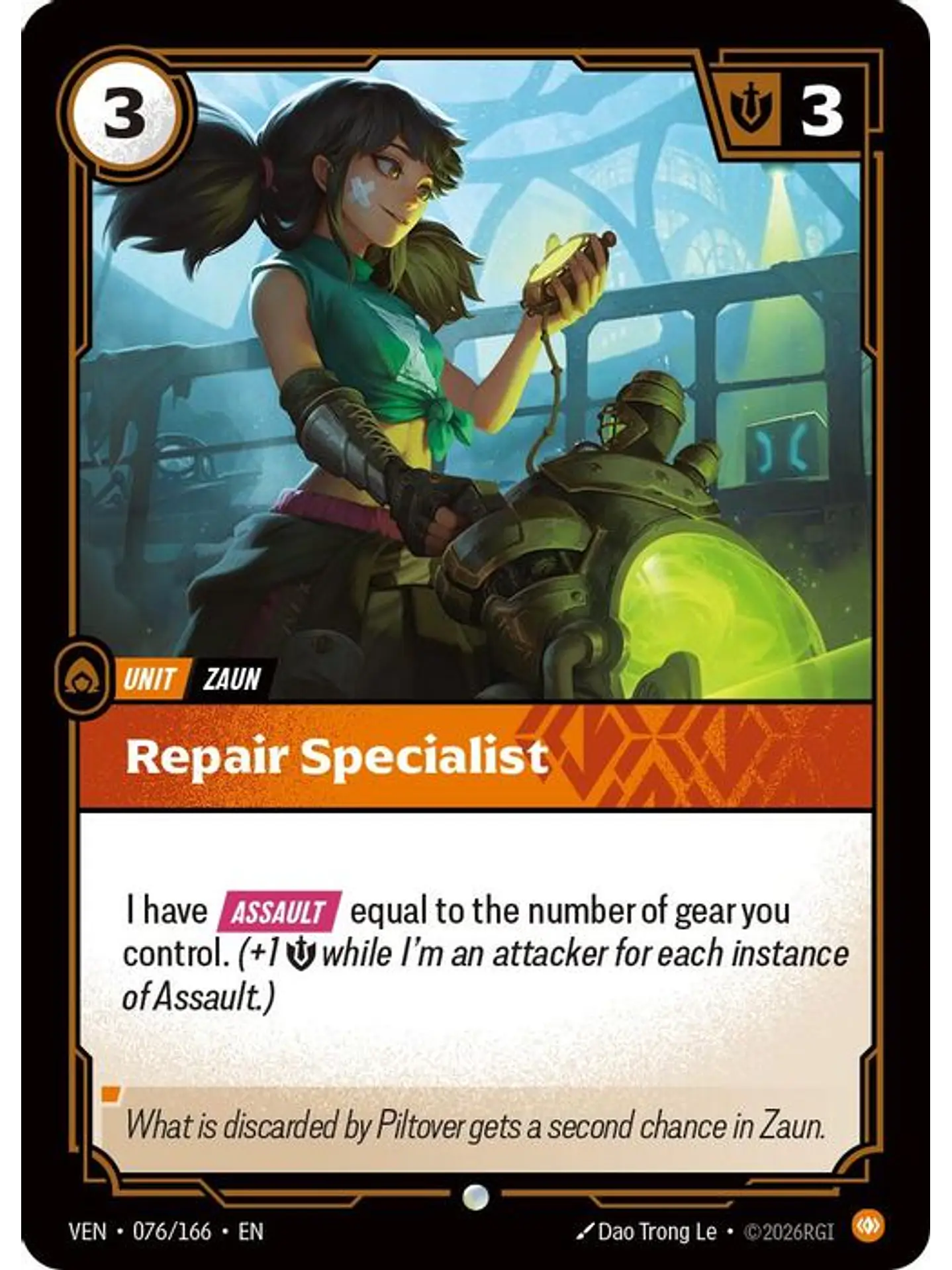 076/166 C Repair Specialist 1