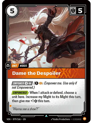 079/166 U Dame the Despoiler