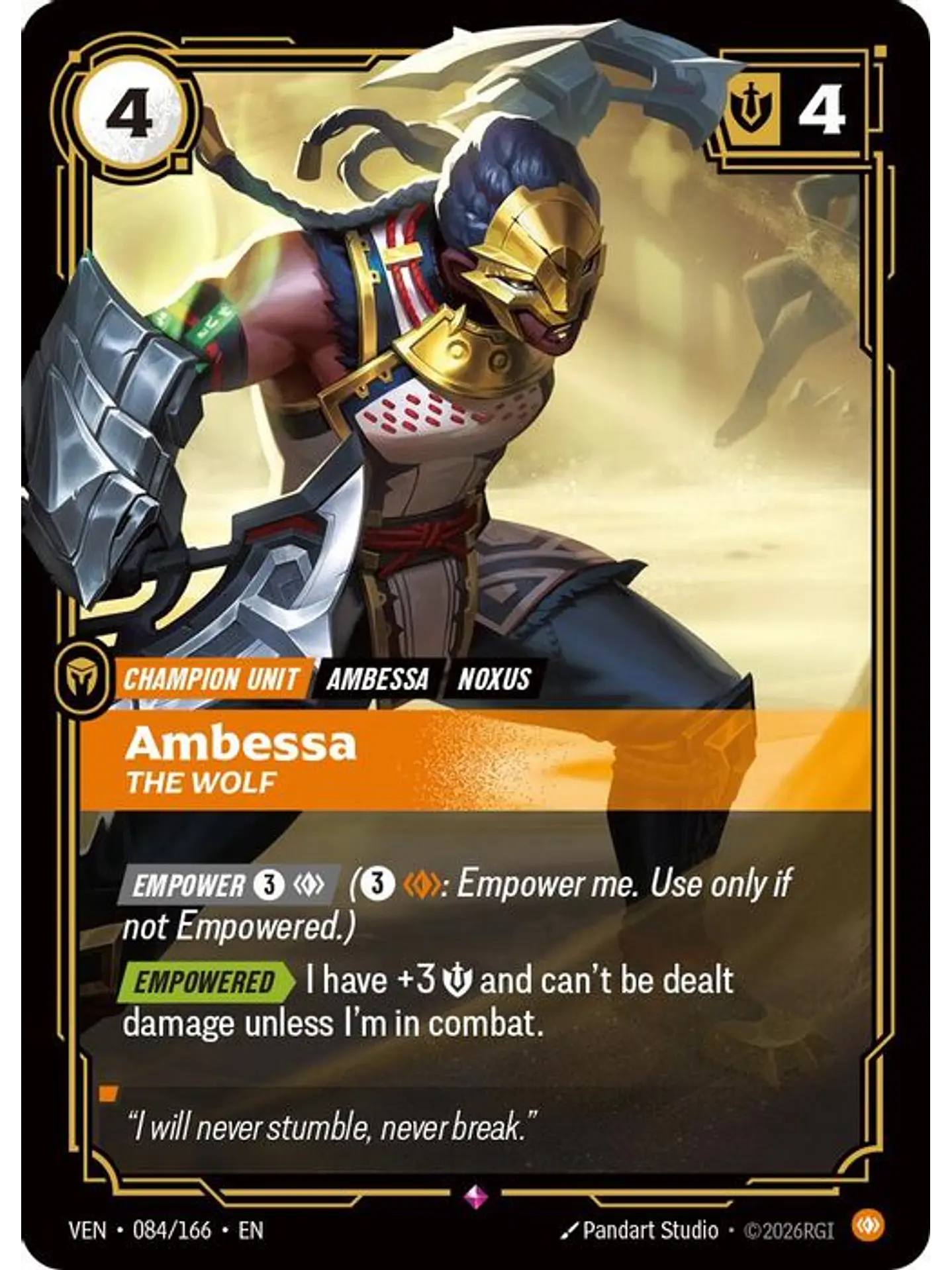 084/166 R Ambessa, The Wolf 1