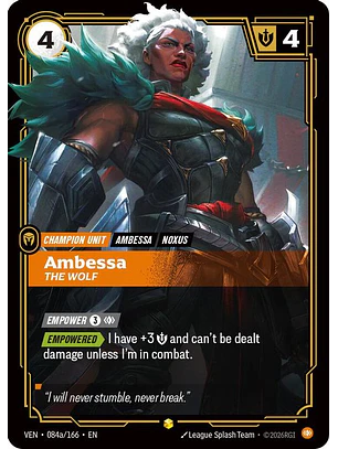 084a/166 (Alternate Art) Ambessa, The Wolf