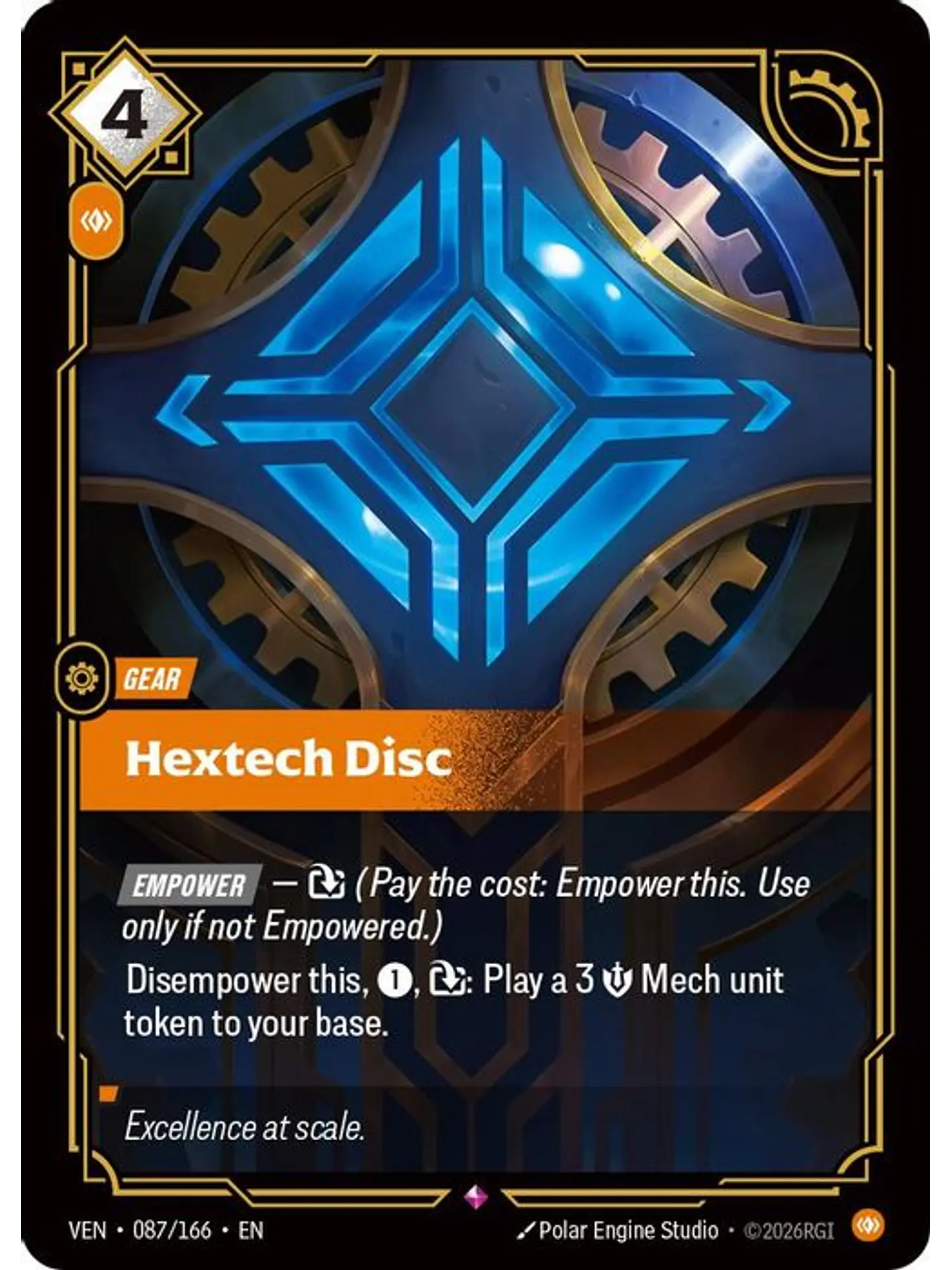087/166 R Hextech Disc 1