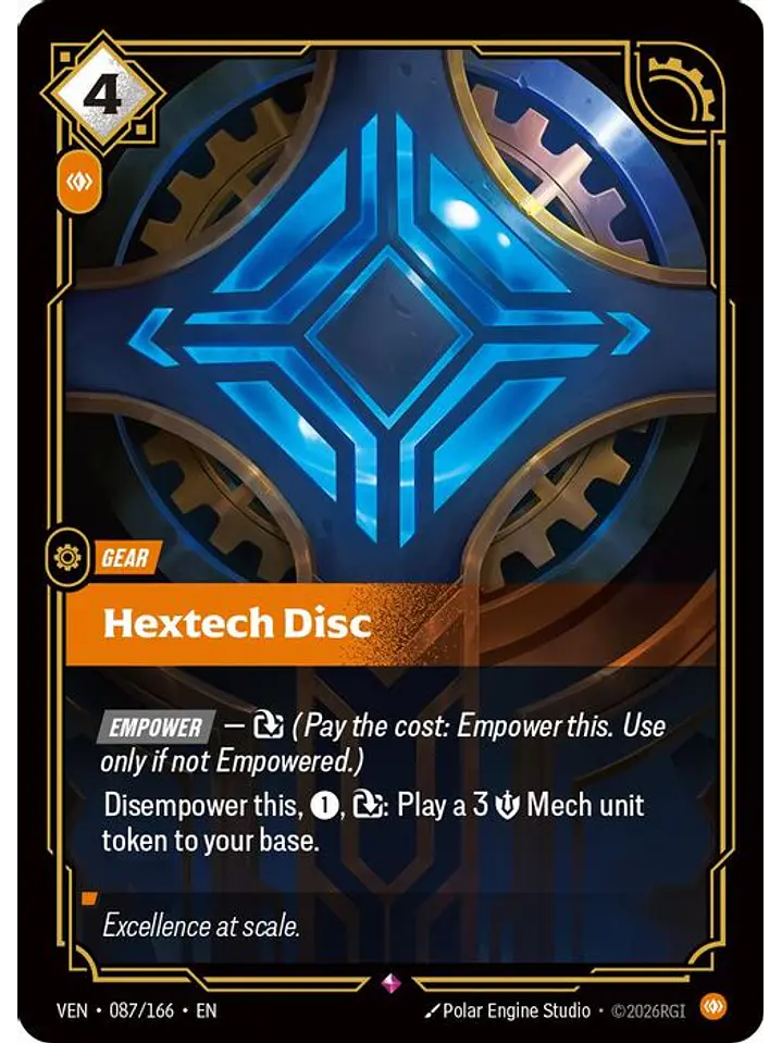 087/166 R Hextech Disc 1
