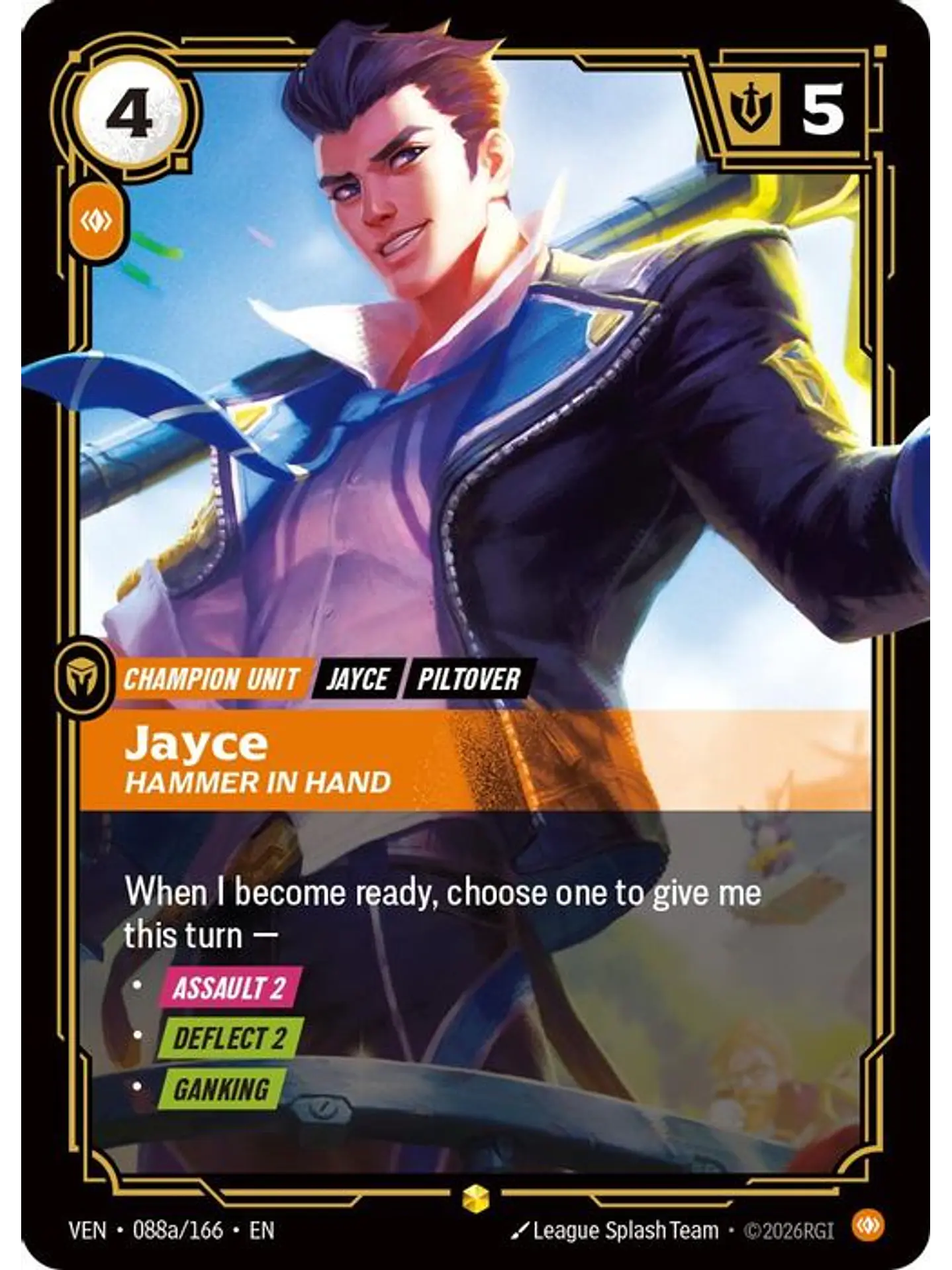 088a/166 (Alternate Art) Jayce, Hammer in Hand 1