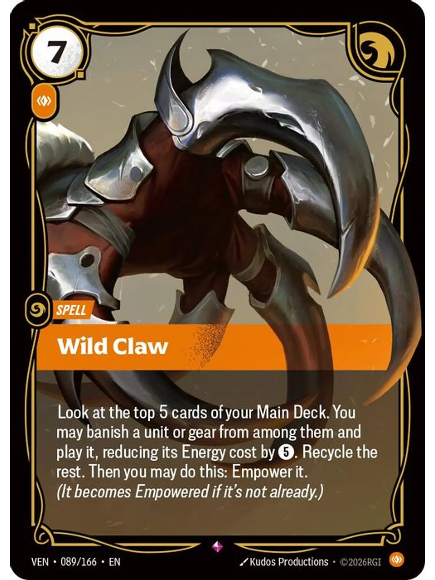 089/166 R Wild Claw 1