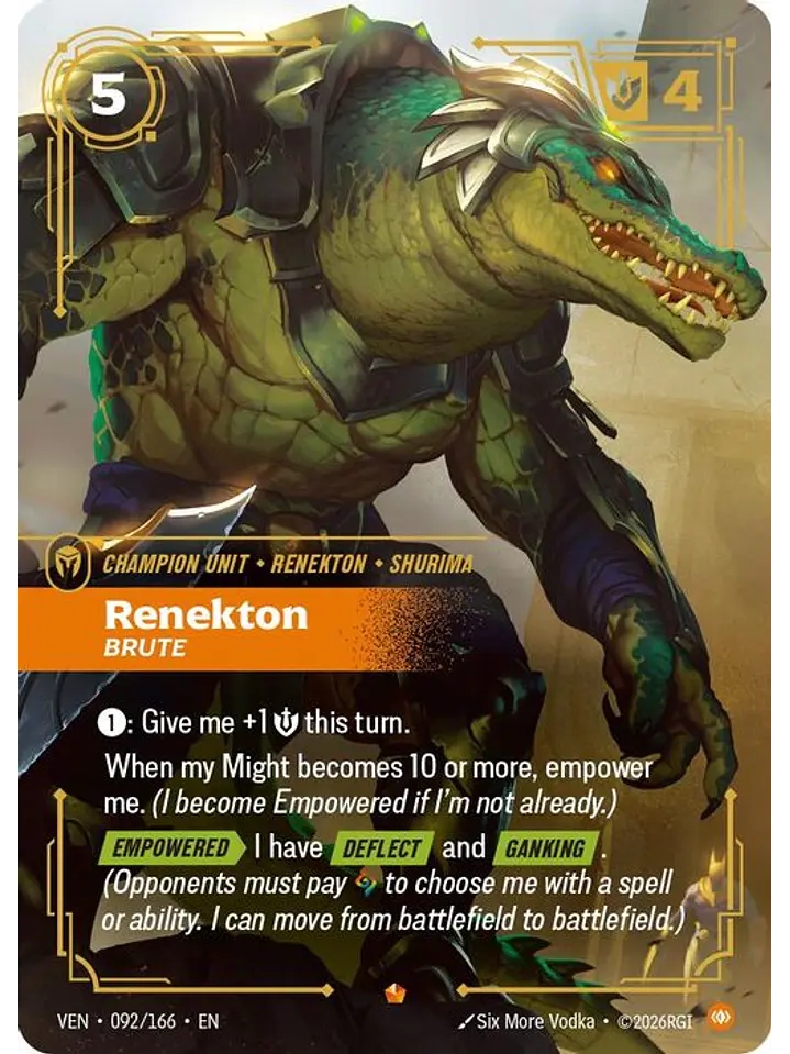 092/166 Epic Renekton, Brute 1
