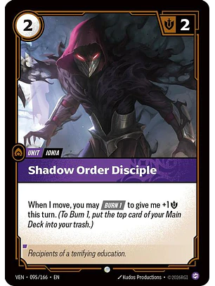 095/166 C Shadow Order Disciple