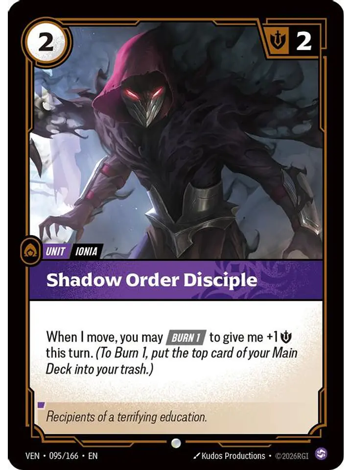 095/166 C Shadow Order Disciple 1